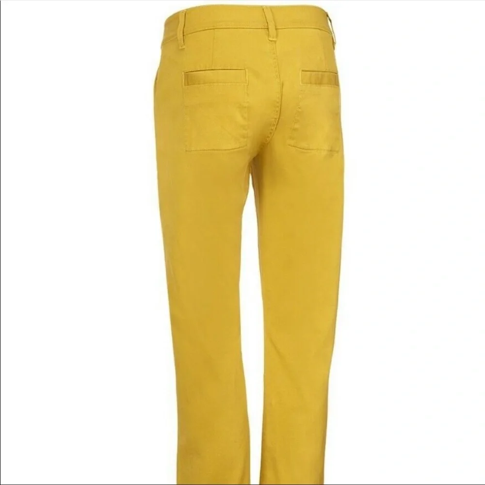 Cabi Utility Trousers Pants 2021 Mustard Yellow Size 16 - Picture 3 of 13